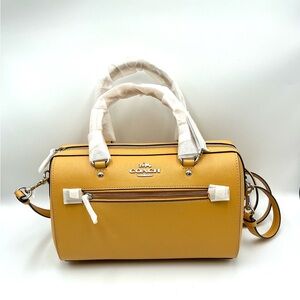 Coach Yellow Satchel Bag